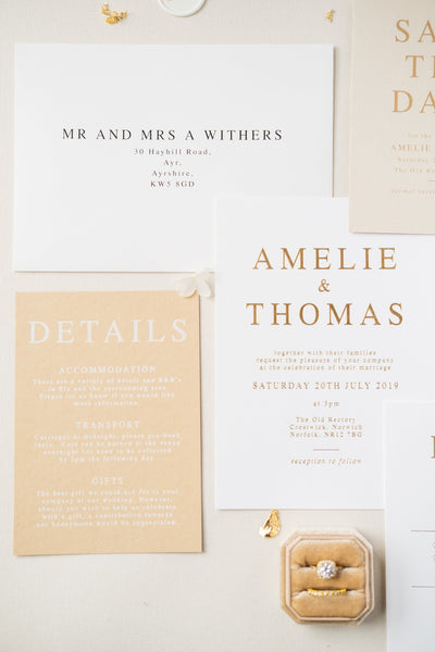 Spring and Summer Wedding Invitation Inspiration